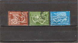 ROUMANIE    1962  Poste Aérienne  Y. T. N° 162  à  165  Incomplet  Oblitéré - Used Stamps