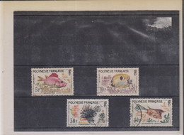 POLYNESIE-SERIE TP N°18/21-OB-TB-1962 - Used Stamps