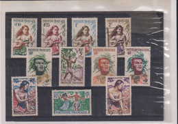 POLYNESIE-SERIE TP N° 1./11-OB-TB-1958 - Used Stamps