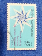 TÜRKEY--1980-90    45LİRA.       DAMGALI - Used Stamps