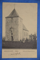Lens-sur-Geer 1907: Eglise Animée Avec Groupe D'enfants - Oreye