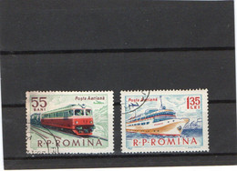 ROUMANIE    1963  Poste Aérienne  Y. T. N° 184  à  188  Incomplet  Oblitéré - Used Stamps