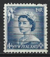 New Zealand 1954. Scott #293 (U) Queen Elizabeth II - Gebruikt