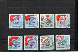 ROUMANIE    1964  Poste Aérienne  Y. T. N° 189  à  198  Incomplet  Oblitéré - Used Stamps
