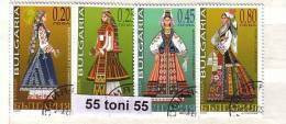 2005 REGIONAL National Costumes 4v.- Oblitere/used (O)  Bulgaria/Bulgarie - Gebraucht