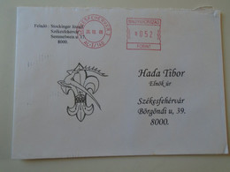 D193896   Hungary Cover -EMA Red Meter Freistempel  2006   Székesfehérvár   Cserkész - Scouts-Pfadfinder -Scouting - Viñetas De Franqueo [ATM]