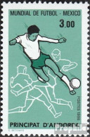 Andorra - Französische Post 371 (kompl.Ausg.) Postfrisch 1986 Fußball - Libretti