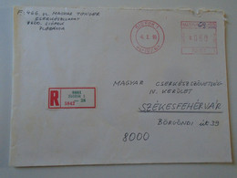 D193903  Hungary Cover -EMA Red Meter Freistempel  1996  SIÓFOK  -   Cserkész - Scouts-Pfadfinder -Scouting - Machine Labels [ATM]