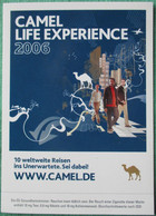 GERMANY DEUTSCHLAND CAMEL LIFE EXPERIENCE 2006 POSTCARD ANSICHTSKARTE PICTURE CARTOLINA PHOTO CARD CARTE POSTALE - Sammlungen & Sammellose