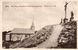 RHÖN - MILSEBURG-KAPELLE MIT KREUZIGUNGSGRUPPE - CARTOLINA SPEDITA NEL 1918 - Rhoen