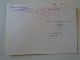 D193905  Hungary Cover -EMA Red Meter Freistempel  1995 Budapest  -   Cserkész - Scouts-Pfadfinder -Scouting - Machine Labels [ATM]