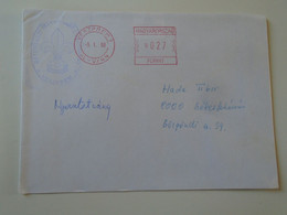 D193906  Hungary Cover -EMA Red Meter Freistempel  1998 VESZPRÉM   -   Cserkész - Scouts-Pfadfinder -Scouting - Machine Labels [ATM]