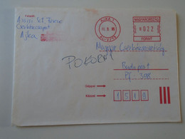 D193907  Hungary Cover -EMA Red Meter Freistempel  1995 AJKA    -   Cserkész - Scouts-Pfadfinder -Scouting - Automaatzegels [ATM]