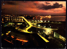 Ivory Coast Abidjan 1974 / Place De La Republique, Pont Houphouet- Boigny, Le Port, Square, Bridge - Côte-d'Ivoire