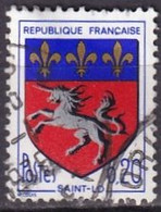 FRANCE - Saint-Lô Cheval Dédoublé De Noir Oblitéré - Oblitérés