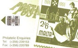 Malta:Used Phonecard, Telemalta Corporation, 40 Units, Postal Stamp - Malte