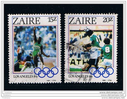 JEUX OLYMPIQUES LOS ANGELES - Y&T : 1242/1243 - 1984 O - Used Stamps