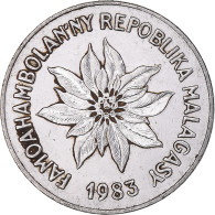 Monnaie, Madagascar, 5 Francs, Ariary, 1983 - Madagaskar