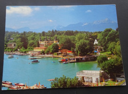 Velden Am Wörther See - Blick über Die Burcht Von Velden Mit Schlosshotel Und Mittagskogel - Velden