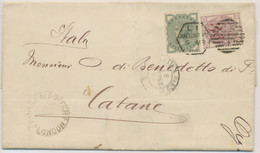 GB 1883, QV Provisional Issue 3d On 3d Pl.21 (HC) Together With ½d Deep Green On Superb Entire With Late Fee Postmark "L - Cartas & Documentos