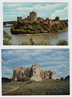 Cymru, Pays De Galles, Le Château De Pembroke + Le Château De Carew, Pembrokeshire. - Pembrokeshire