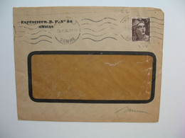 Gandon,  Perforé CL208 Sur Lettre Crédit Lyonnais 1946 - Cartas & Documentos