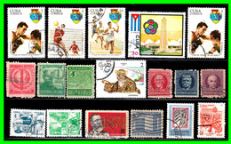 CUBA ( AMERICA DEL NORTE ) LOTE DE SELLOS  DIFERENTES AÑOS Y VALORES - Collections, Lots & Series