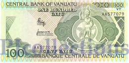 LOT VANUATU 100 VATU 1982 PICK 1 PREFIX "AA" UNC X 3 PCS - Vanuatu