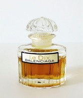 Miniatures De Parfum   FLACON BALENCIAGA  PARFUM 7.5 ML LE DIX Étiquette  Blanche - Miniaturen Flesjes Dame (zonder Doos)