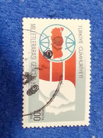 TÜRKEY--1980-90   100LİRA.       DAMGALI - Used Stamps