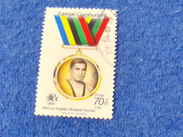 TÜRKEY--1980-90   70LİRA.       DAMGALI - Used Stamps