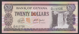 Guyana 20 Dollar 1996-2018 P30g UNC - Guyana