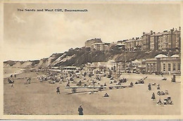 CPA The Sands And West Cliff Bournemouth - Bournemouth (fino Al 1972)