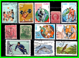 CUBA ( AMERICA DEL NORTE ) LOTE DE SELLOS  DIFERENTES AÑOS Y VALORES - Collections, Lots & Series