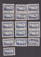 PA No 6 Perforé CL; 16 Timbres Dont 6 Paires - Used Stamps