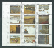 Canada # 1027a (1016-1027) Full Pane Of 12 UL PB Inscription MNH-Canada Day 1984 - Ganze Bögen