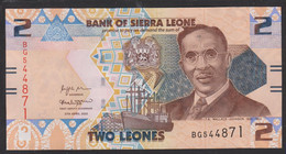 Sierra Leone 2 Leones 2022 P35UNC - Sierra Leone