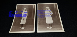 2 Cpp INFIRMIERE En Uniforme Germaine BELLE BELLER BELLET MELLE MELLER MELLET ?? 1931 - Santé