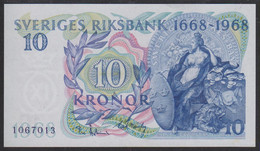 Sweden 10 Kronur 1968 P56 UNC - Suède