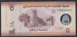 United Arab Emirates 5 Dirhams 2022 P36 UNC - Ver. Arab. Emirate