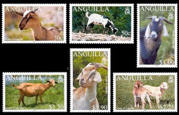 (014) Anguilla  Fauna / Animals / Tiere / Goats / Chevres / Ziegen ** / Mnh  Michel 1154-59 - Anguilla (1968-...)