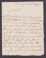 France 1718: Old Letter Dannayco To Arras On June 11 - Zonder Classificatie