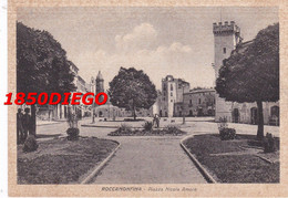 ROCCAMONFINA - PIAZZA NICOLA AMORE  F/GRANDE  NONVIAGGIATA  ANIMAZIONE - Caserta