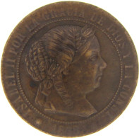 LaZooRo: Spain 1/2 Centimo 1868 XF - Premières Frappes