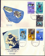 JUGOSLAVIA - SPACE - EXPO - SATELLITES - FDC - 1967 - 1967 – Montreal (Kanada)