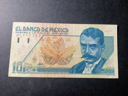 MEXICO 10 PESOS 1992 P 99 USADO USED - Mexique
