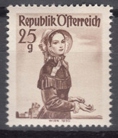 Austria 1948/1950 Damen, Dames, Ladies Mi#898 Mint Never Hinged - Unused Stamps