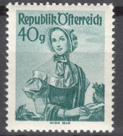 Austria 1948/1950 Damen, Dames, Ladies Mi#902 Mint Never Hinged - Unused Stamps