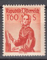 Austria 1948/1950 Damen, Dames, Ladies Mi#917 Mint Never Hinged - Unused Stamps