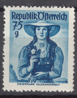 Austria 1948/1950 Damen, Dames, Ladies Mi#907 Mint Hinged - Unused Stamps